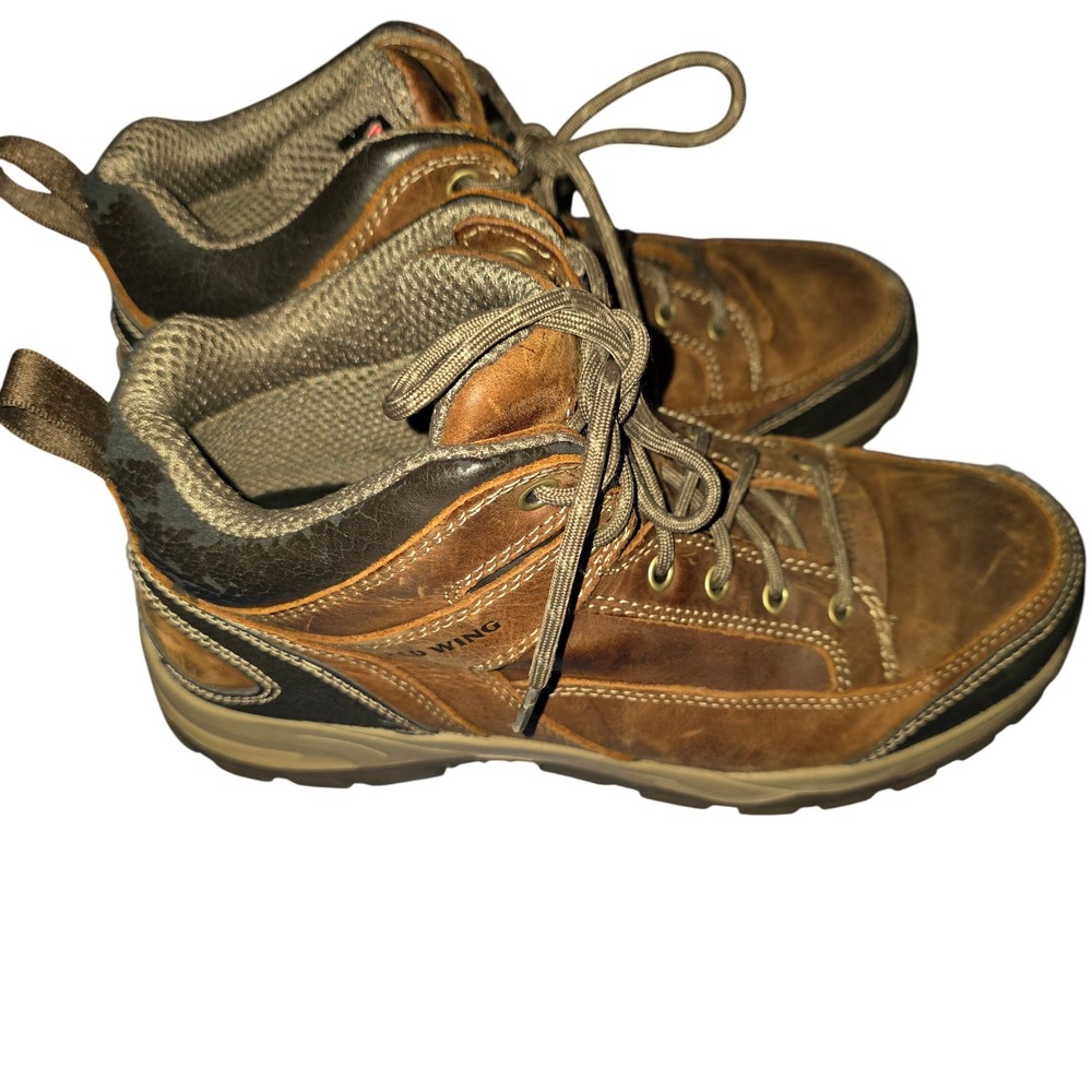 Red Wing 8692 Mens Brown Leather Work Boots Non-Metallic Safety Toe Size 10 D